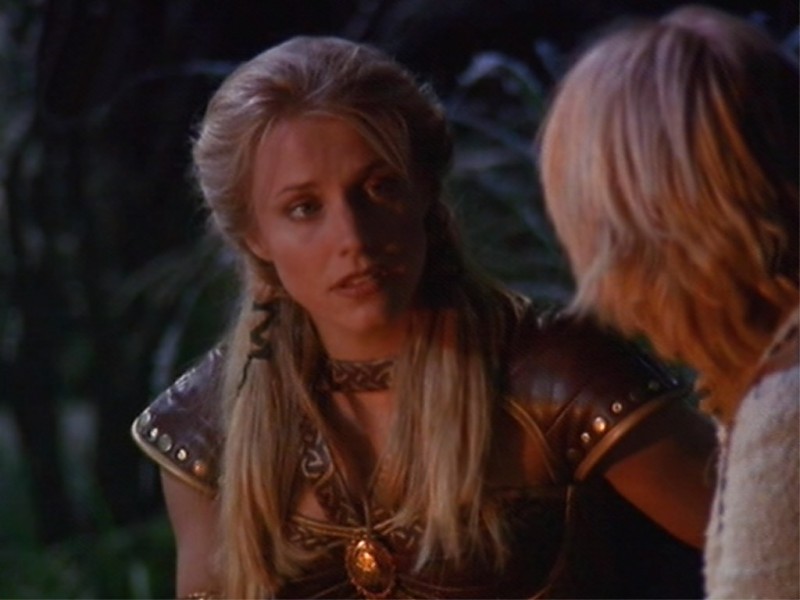 Xena Brittney Powell In Una Scena Dell Episodio The Rheingold