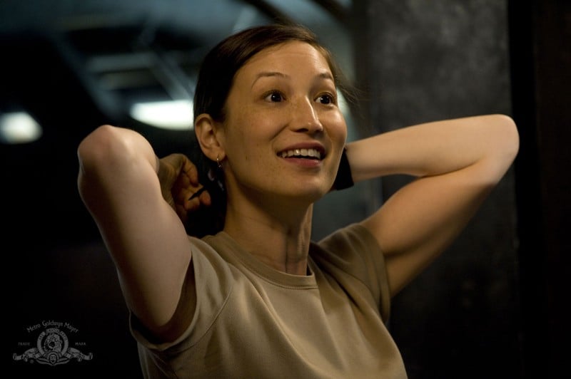 Jennifer Spence In Una Scena Dell Episodio Deliverance Di Stargate