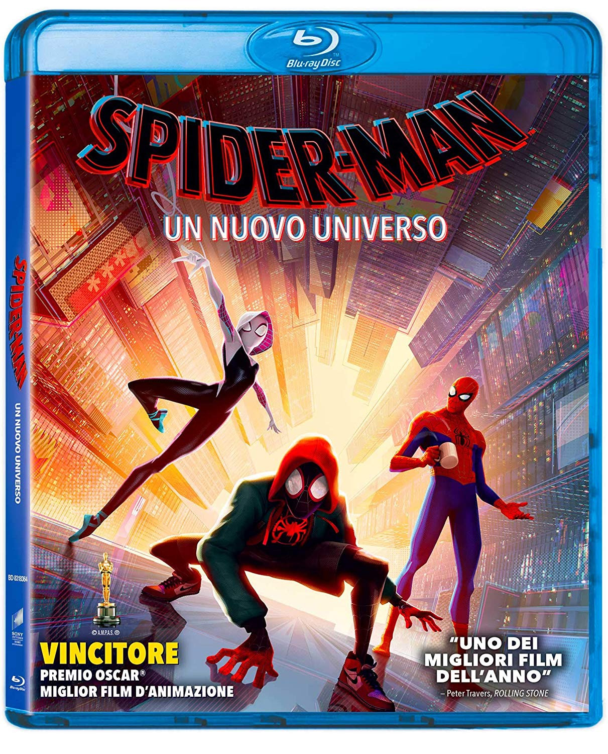 La Cover Del Blu Ray Di Spider Man Un Nuovo Universo