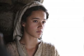 Keisha Castle-Hughes in una sequenza di Nativity