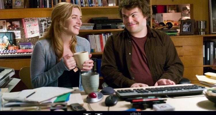 Jack Black E Kate Winslet In Un Wallpaper Del Film L Amore Non Va In