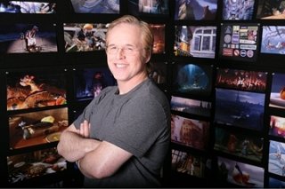 Brad Bird sul 'set' di Ratatouille
