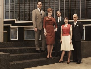 Una foto promozionale del cast della stagione 3 di Mad Men