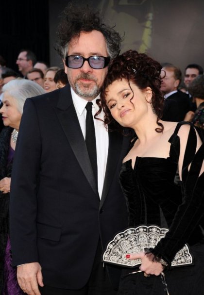 Helena Bonham Carter E Tim Burton Sul Red Carpet Degli Oscar