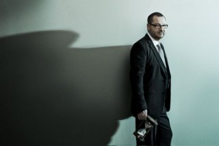 Lars Von Trier in una foto promo di Melancholia