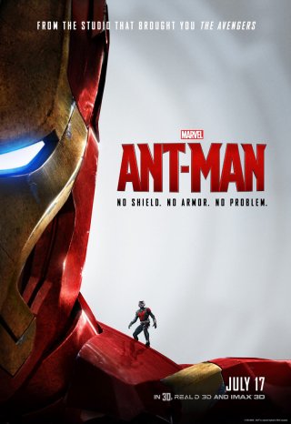 Ant-Man: il poster con Iron Man