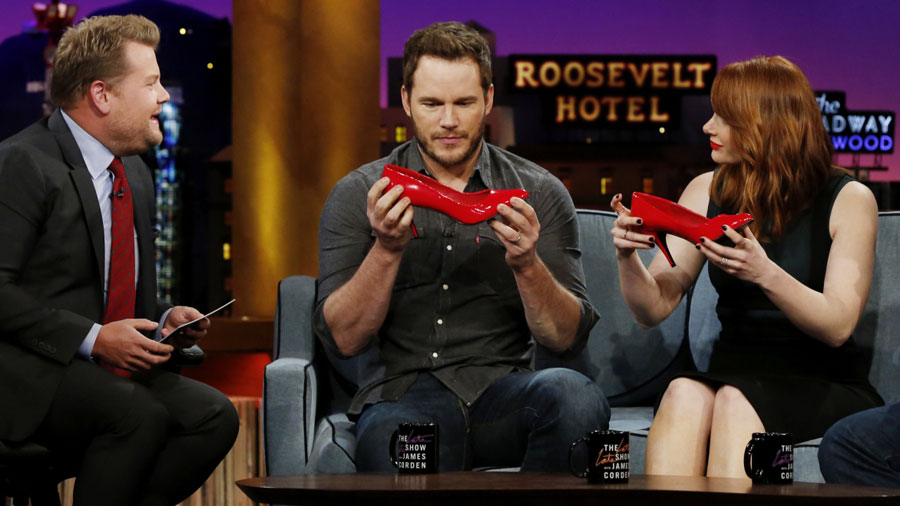 Jurassic World Chris Pratt Corsa Sui Tacchi Alti In Tv