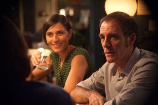 Perfetti sconosciuti: Valerio Mastandrea e Anna Foglietta in una scena del film