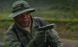 Kong: Skull Island, Samuel L. Jackson in una scena del film