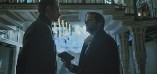 Altered Carbon: una foto di Joel Kinnaman e James Purefoy