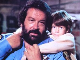 Bud Spencer e Cary Guffey in Uno sceriffo extraterrestre