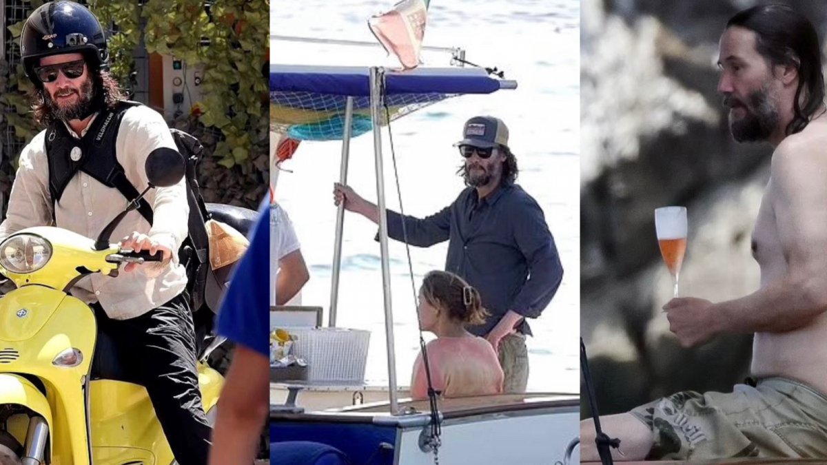 Keanu Reeves In Gita A Capri Con La Sorella Minore Kim A Cui