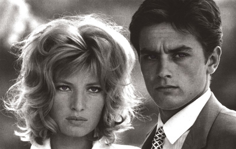 1962 Monica Vitti e Alain Delon sul set di L