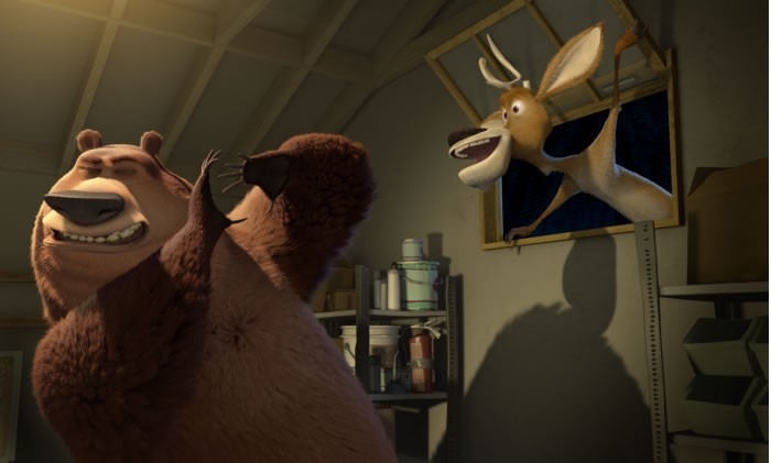 Una scena del film Boog e Elliot a caccia di amici 32370 Movieplayer.it