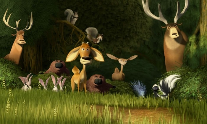 Una scena del film Boog e Elliot a caccia di amici 32382 Movieplayer.it