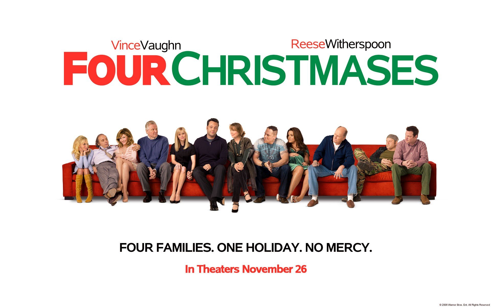 Un wallpaper del film Four Christmases: 97115 - Movieplayer.it