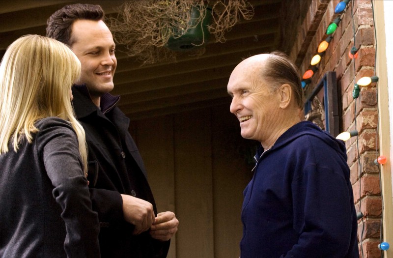 Vince Vaughn e Robert Duvall in una scena del film Four Christmases