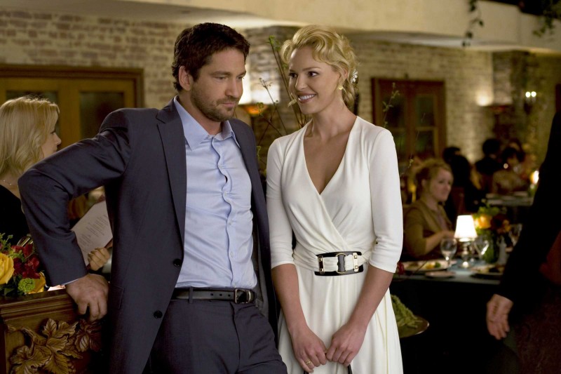 Gerard Butler e Katherine Heigl in una scena de La dura verità: 125140