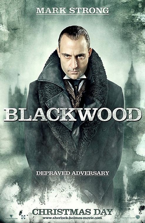 Character poster per Sherlock Holmes - Mark Strong ...