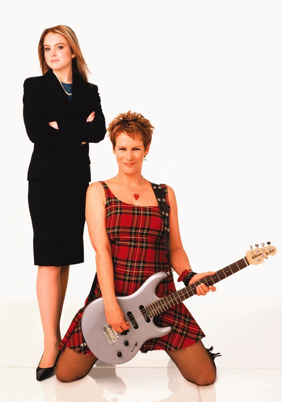 jamie lee curtis  lindsay lohan  uno scatto promozionale del film