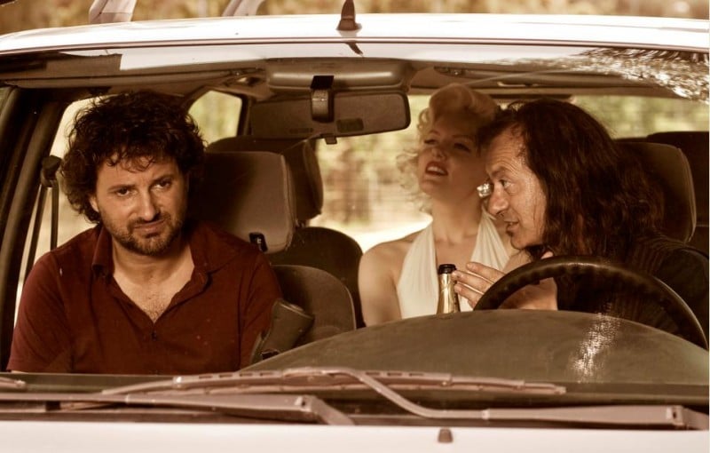 Leonardo Pieraccioni, Suzie Kennedy E Rocco Papaleo In Una Scena Del ...