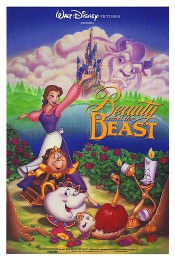 Poster Del Film D Animazione La Bella E La Bestia The Beauty And The Beast 1991 Movieplayer It