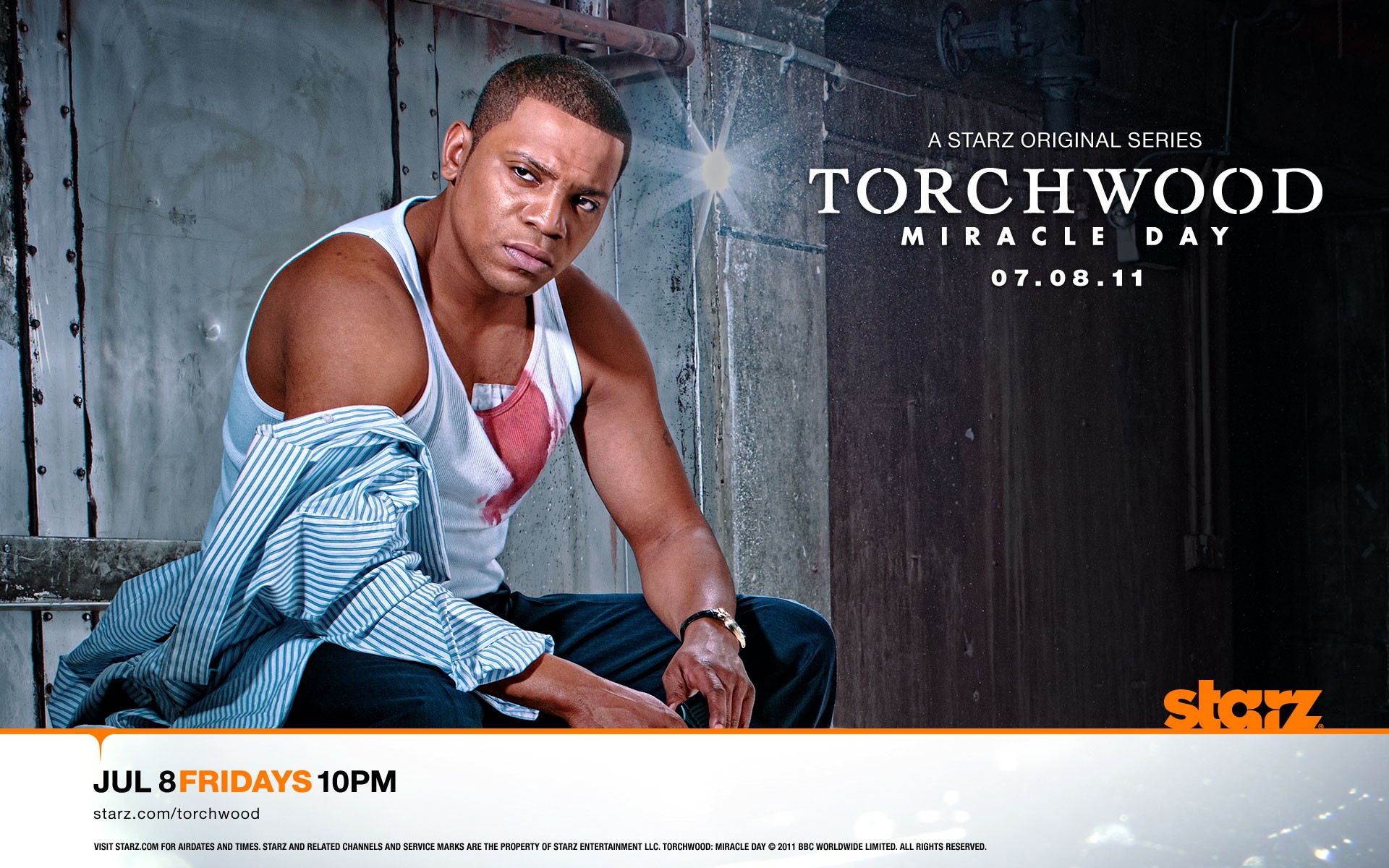 Un wallpaper con Mekhi Phifer per la stagione 4 di Torchwood: 207724