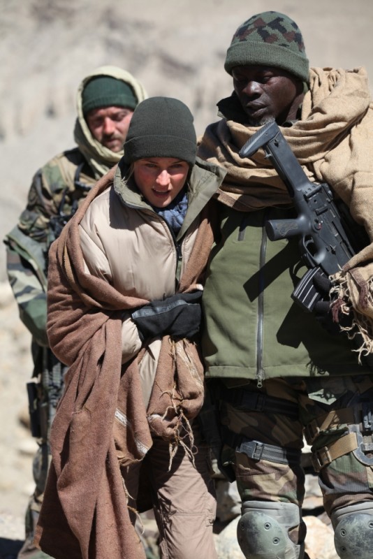 Djimon Hounsou Insieme A Diane Kruger In Una Scena Di Special Forces 
