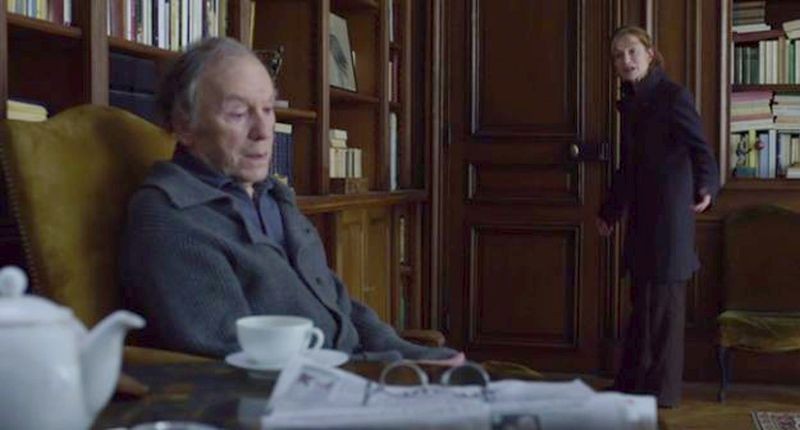 Film Amour Avec Jean Louis Trintignant Amour: Jean-Louis Trintignant con Isabelle Huppert in una scena del