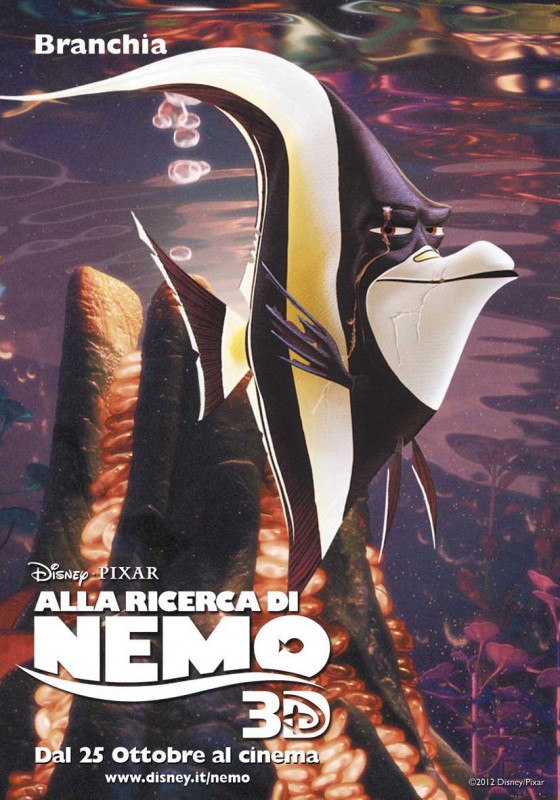 Alla ricerca di Nemo in 3D il character poster italiano di Branchia 254736 Movieplayer.it