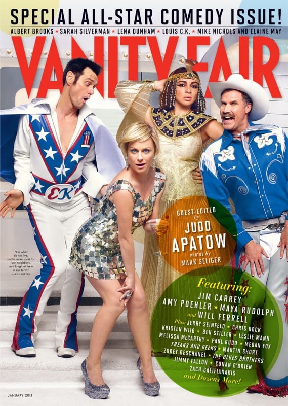 Vanity Fair USA - gennaio 2013: Jim Carrey, Maya Rudolph, Will Ferrell