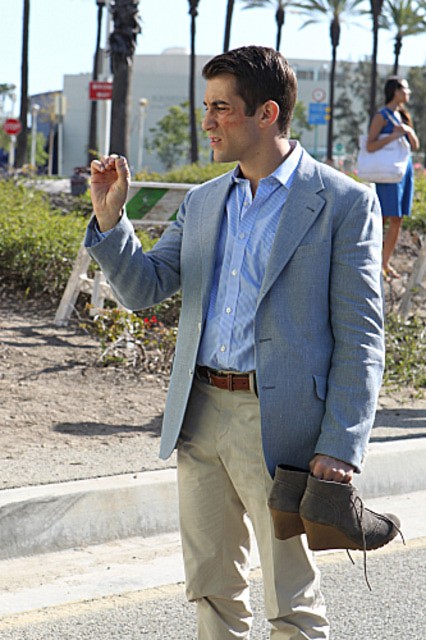CSI Miami Jonathan Togo in un momento dell'episodio Habeas Corpse