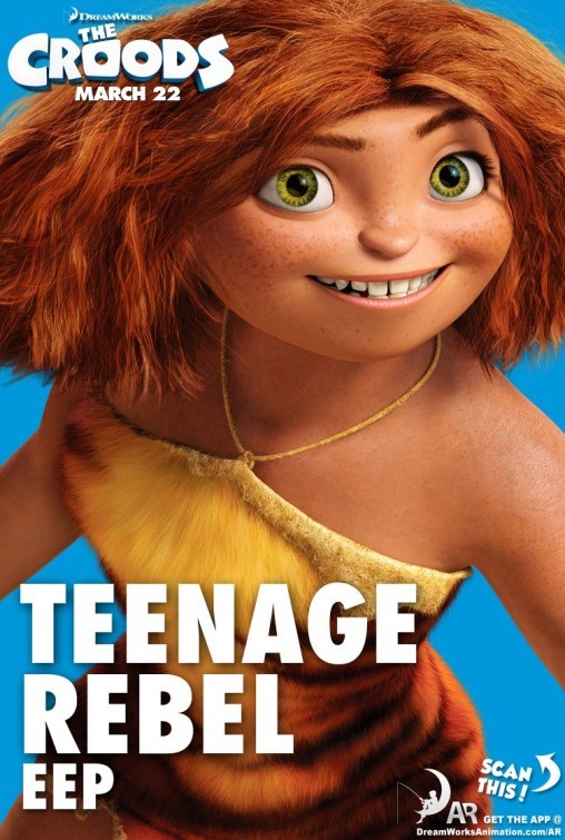 Film Les Croods 1 The Croods: Character Poster 1: 264455 - Movieplayer.it