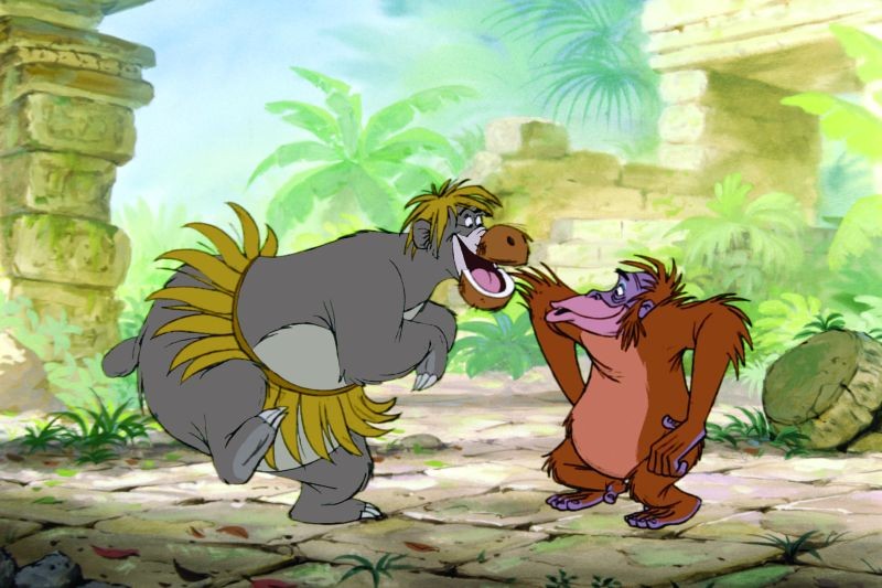 Il Libro Della Giungla Scimmie Ballerine In Una Scena 277545 Movieplayer It
