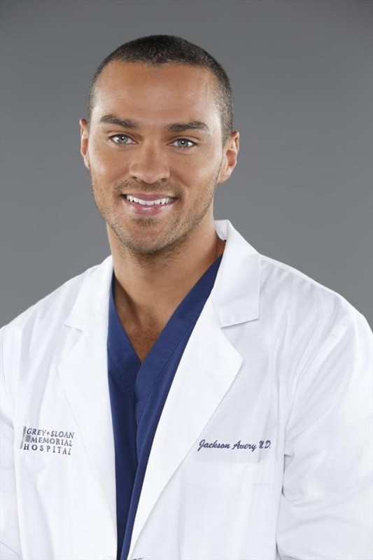 Grey's Anatomy Jesse Williams in una foto promozionale della stagione