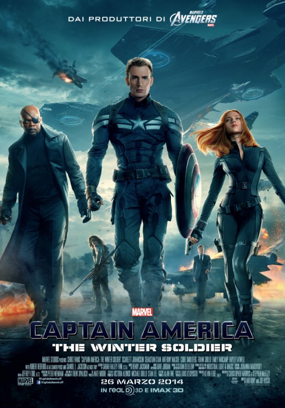 Captain America The Winter Soldier Streaming Captain America: The Winter Soldier: la locandina italiana ufficiale
