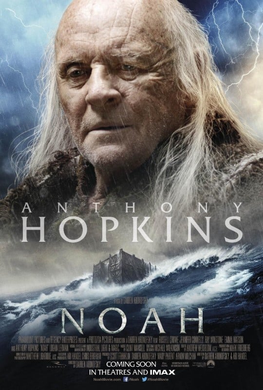 Noah: il character poster italiano con Anthony Hopkins ...