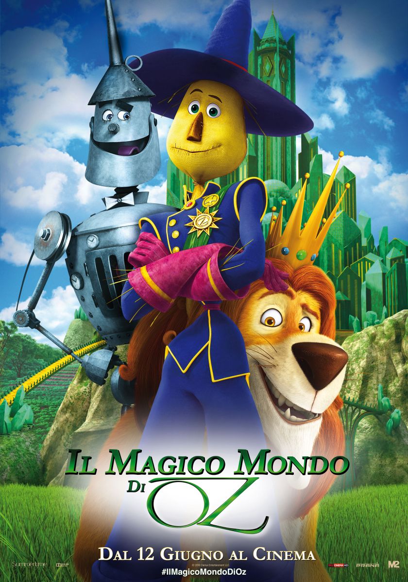 Il magico mondo di Oz il character poster italiano con lo Spaventapasseri, il Leone e l'Uomo di Il magico mondo di Oz il character poster italiano con lo Spaventapasseri, il Leone e l'Uomo di