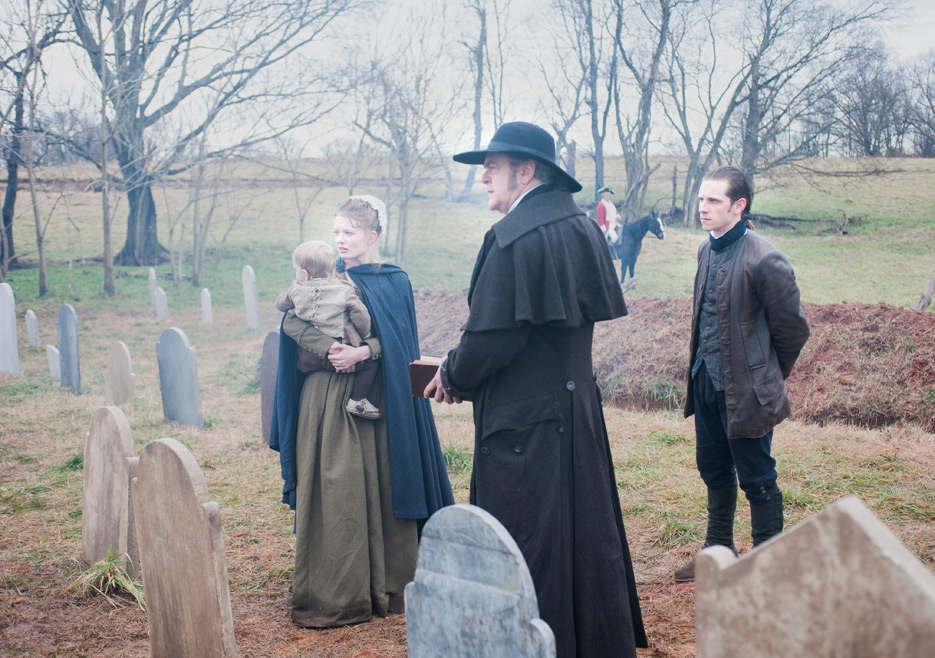 TURN Meegan Warner, Kevin McNally e Jamie Bell nell'episodio Eternity