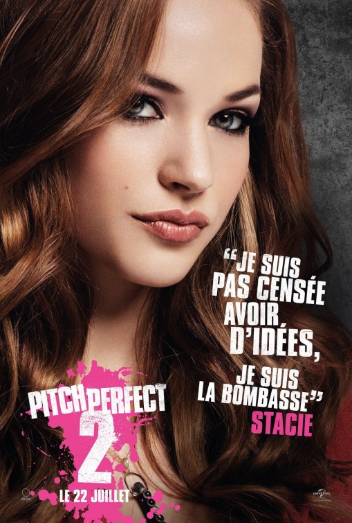 Pitch Perfect 2 il character poster francese di Alexis Knapp 400115