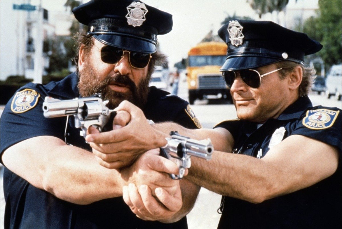 Bud Spencer E Terence Hill Film Due Superpiedi Quasi Piatti