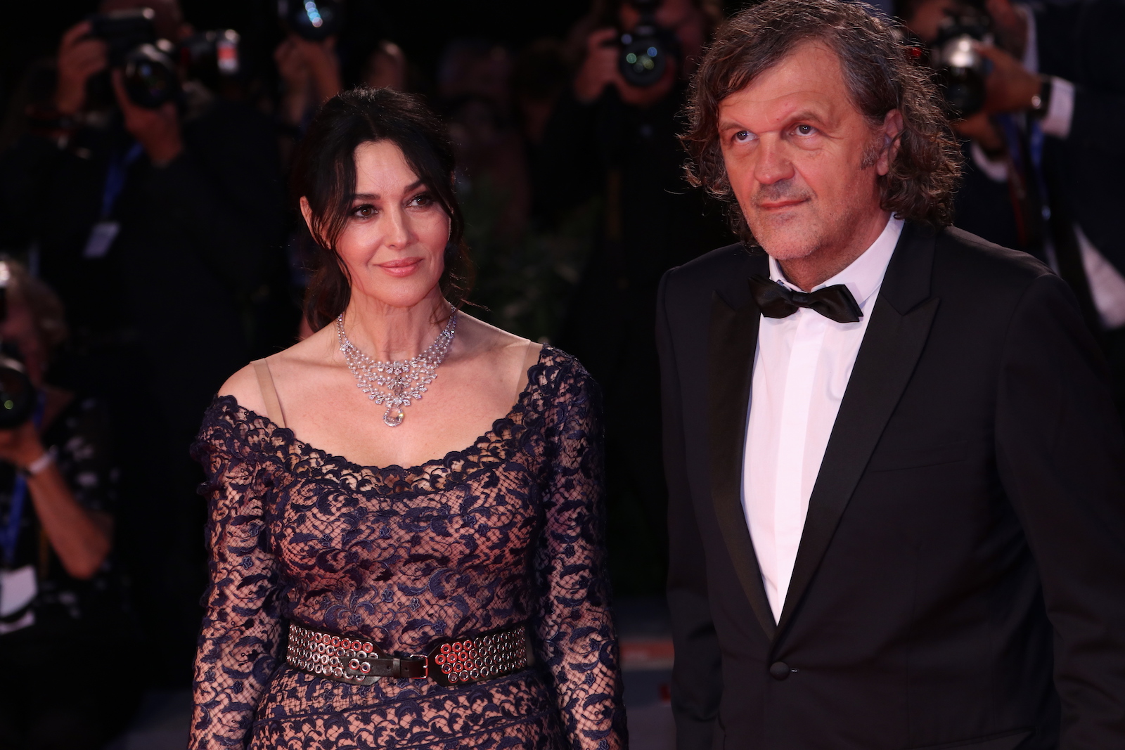 Monica Bellucci En Couple Avec Emir Kusturica Venezia 2016: Emir Kusturica e Monica Bellucci sul tappeto rosso di