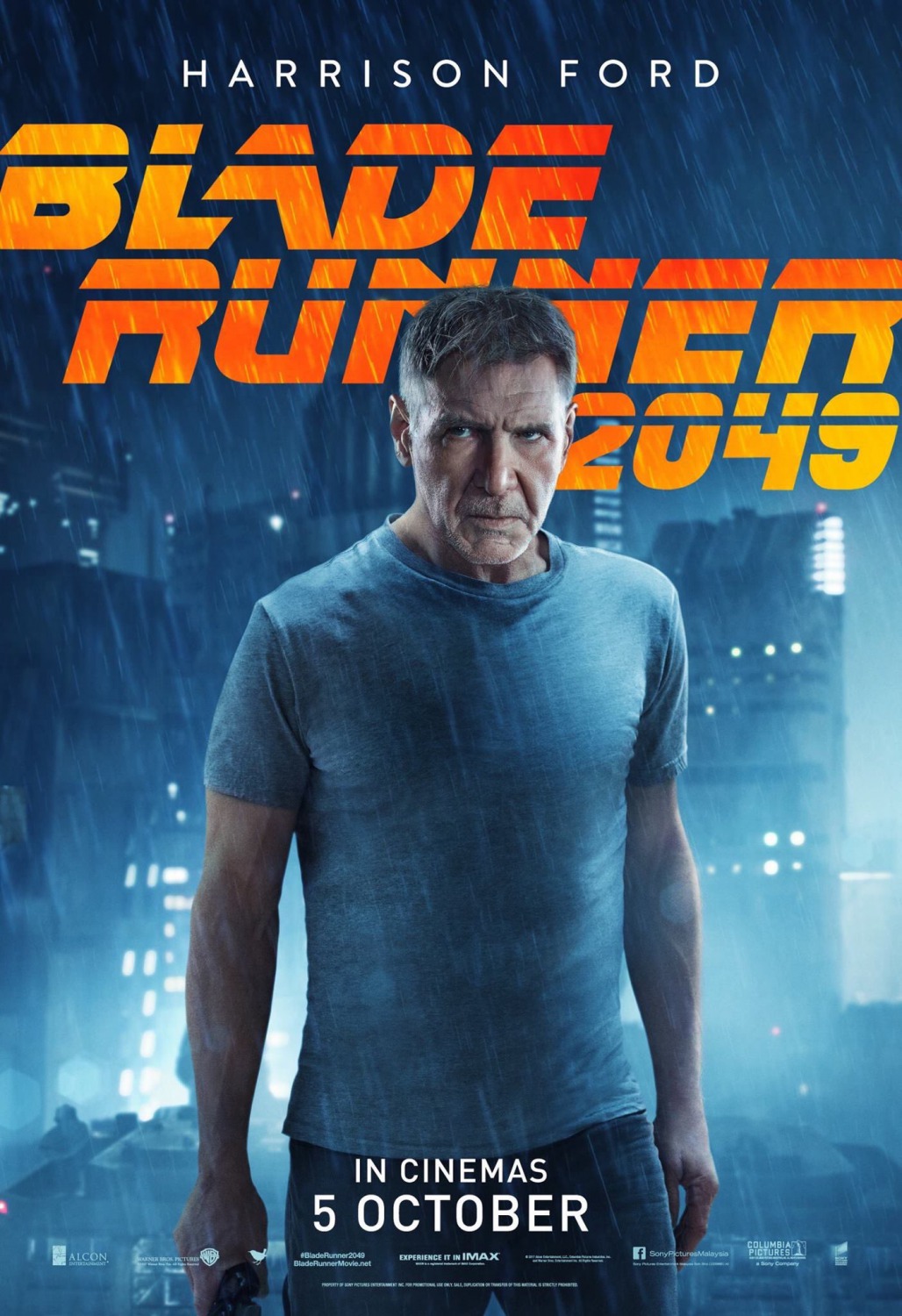Blade Runner Il Character Poster Di Harrison Ford Movieplayer It
