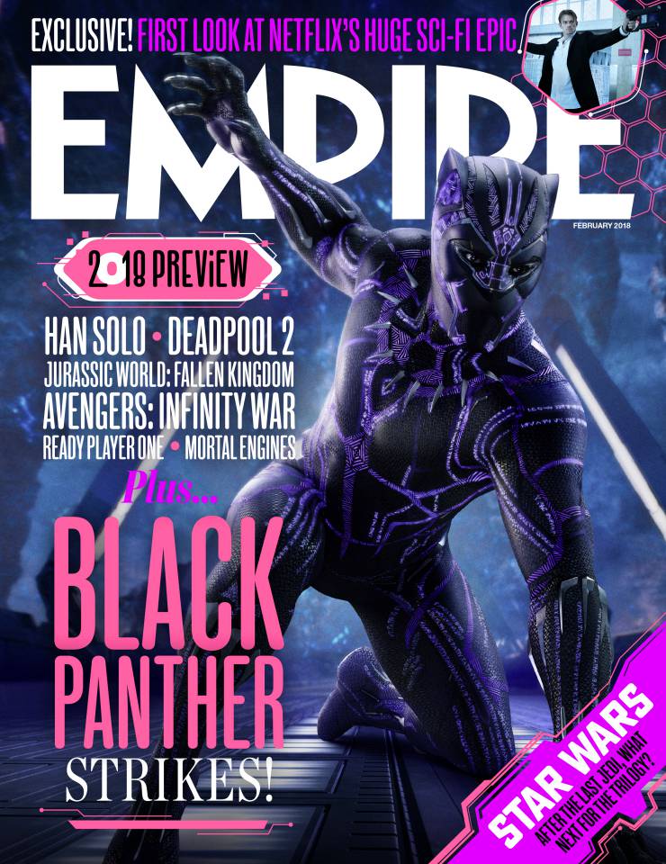Black Panther: la copertina di Empire: 464021 - Movieplayer.it