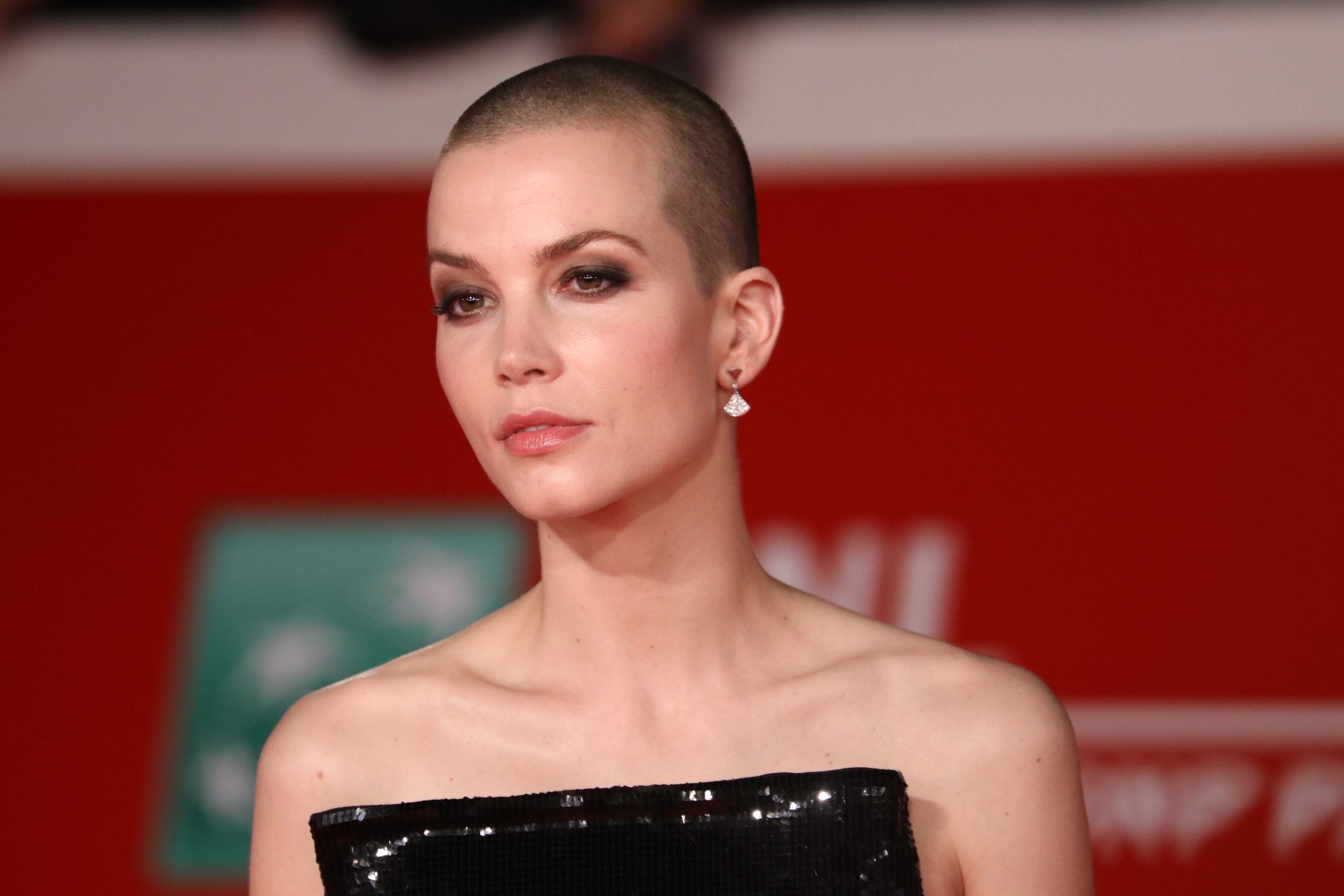 Roma 2018: un primo piano di Sylvia Hoeks sul red carpet di Millennium