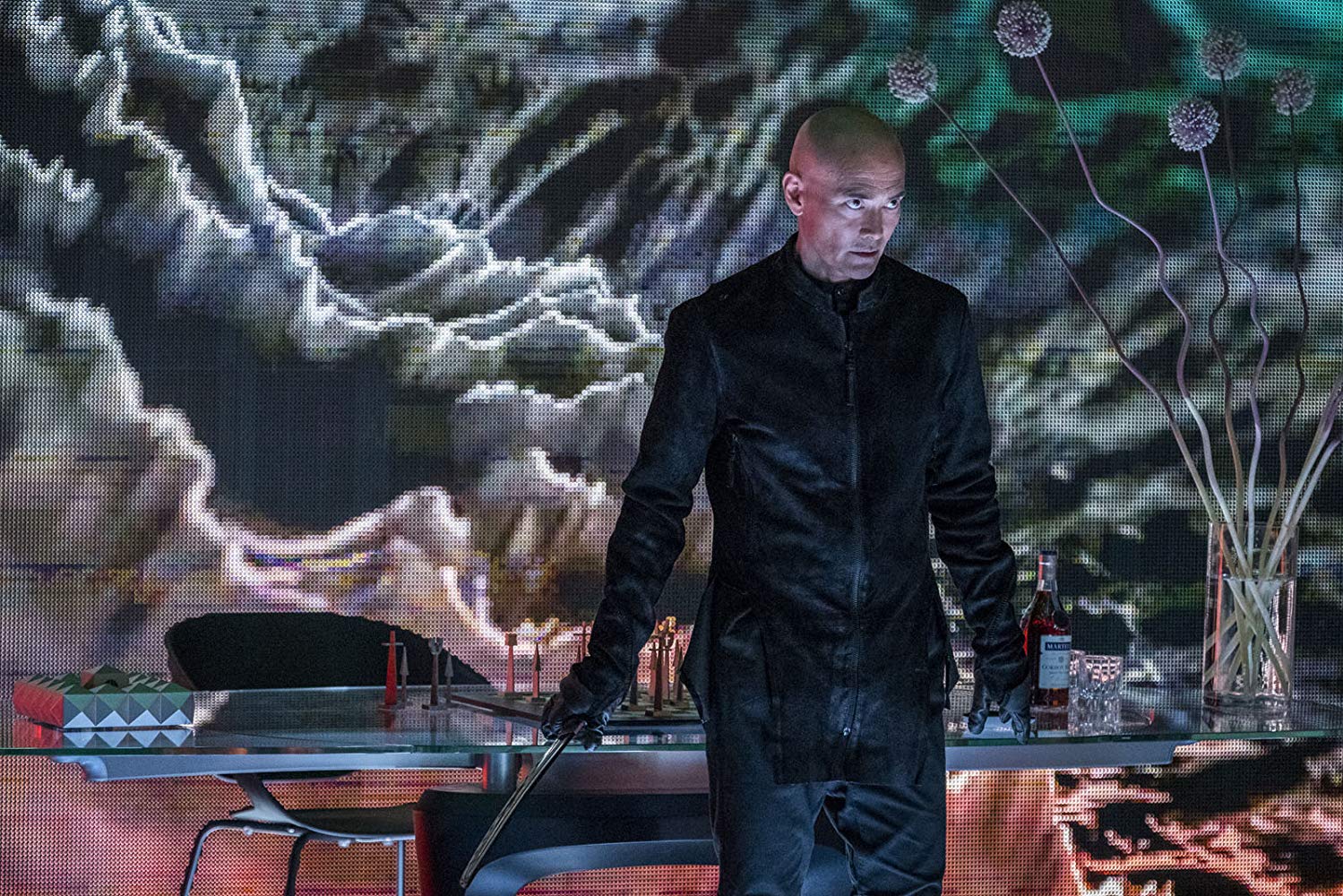 John Wick 3 Parabellum il villain Zero, interpretato da Mark