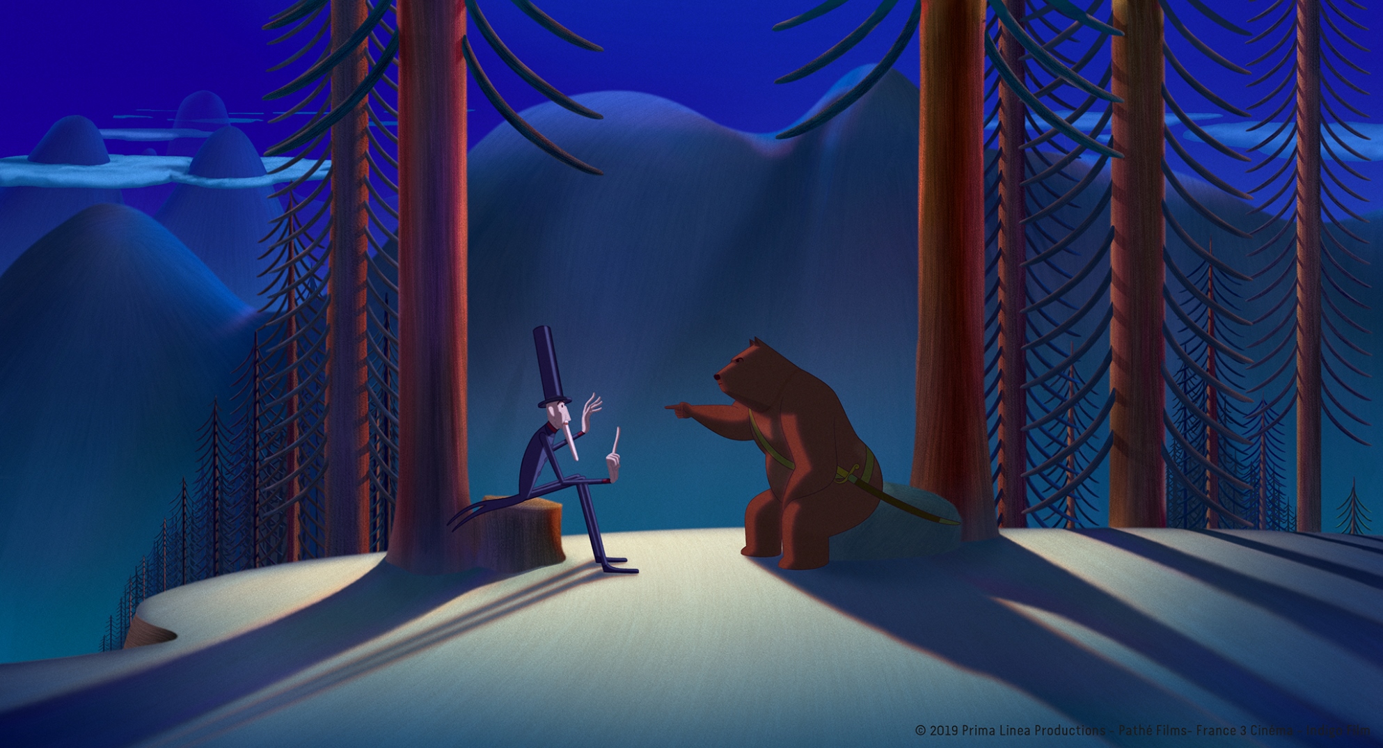 La famosa invasione degli orsi in Sicilia un'immagine del film d