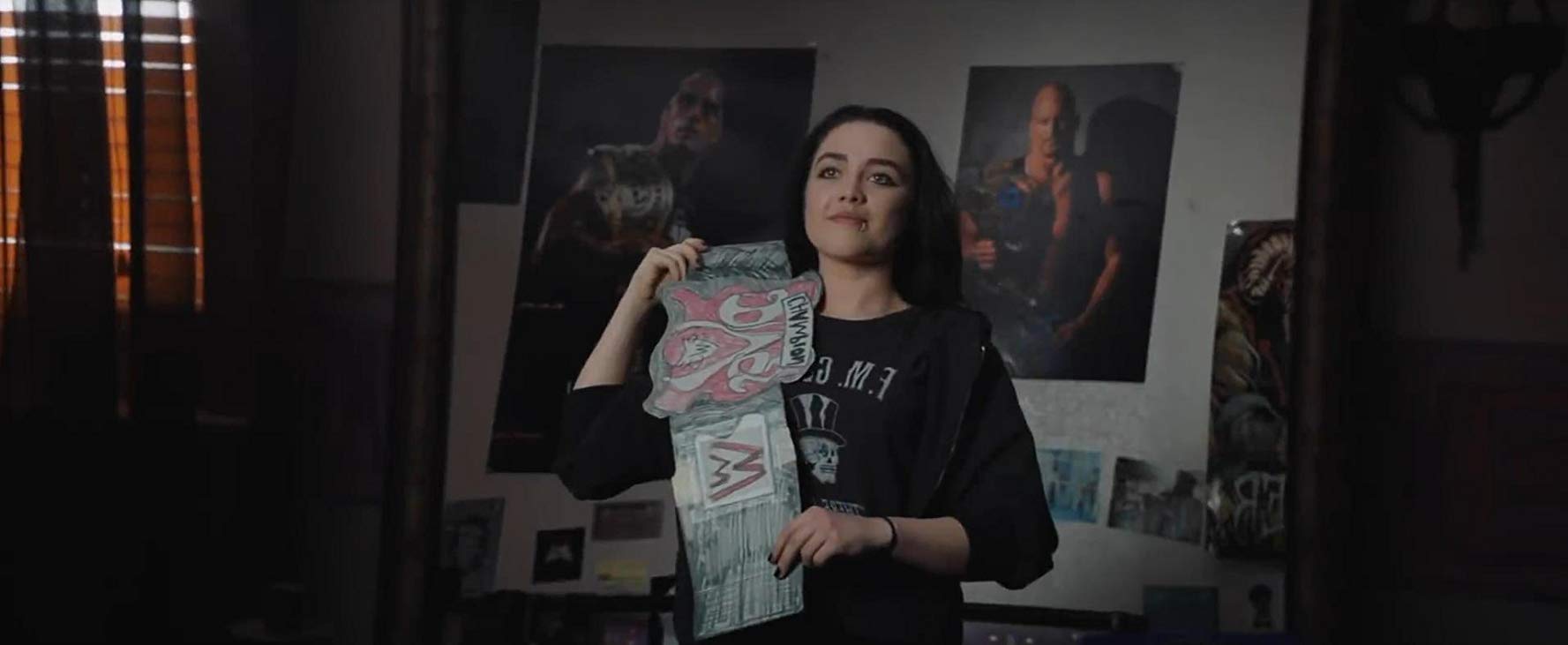 Una Famiglia Al Tappeto Florence Pugh In Una Scena Del Film