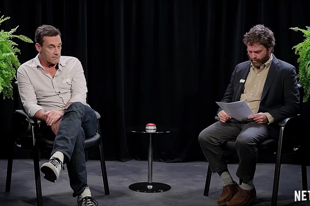 Paul Rudd And Zach Galifianakis Between Two Ferns at Linda Green blog