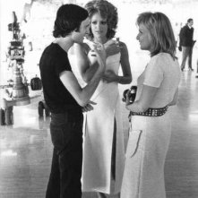 Dario Argento e Catherine Spaak sul set de Il gatto a nove code